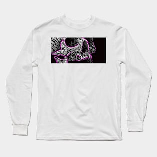 Skull 3/4 profile (Pink Edition!) Long Sleeve T-Shirt